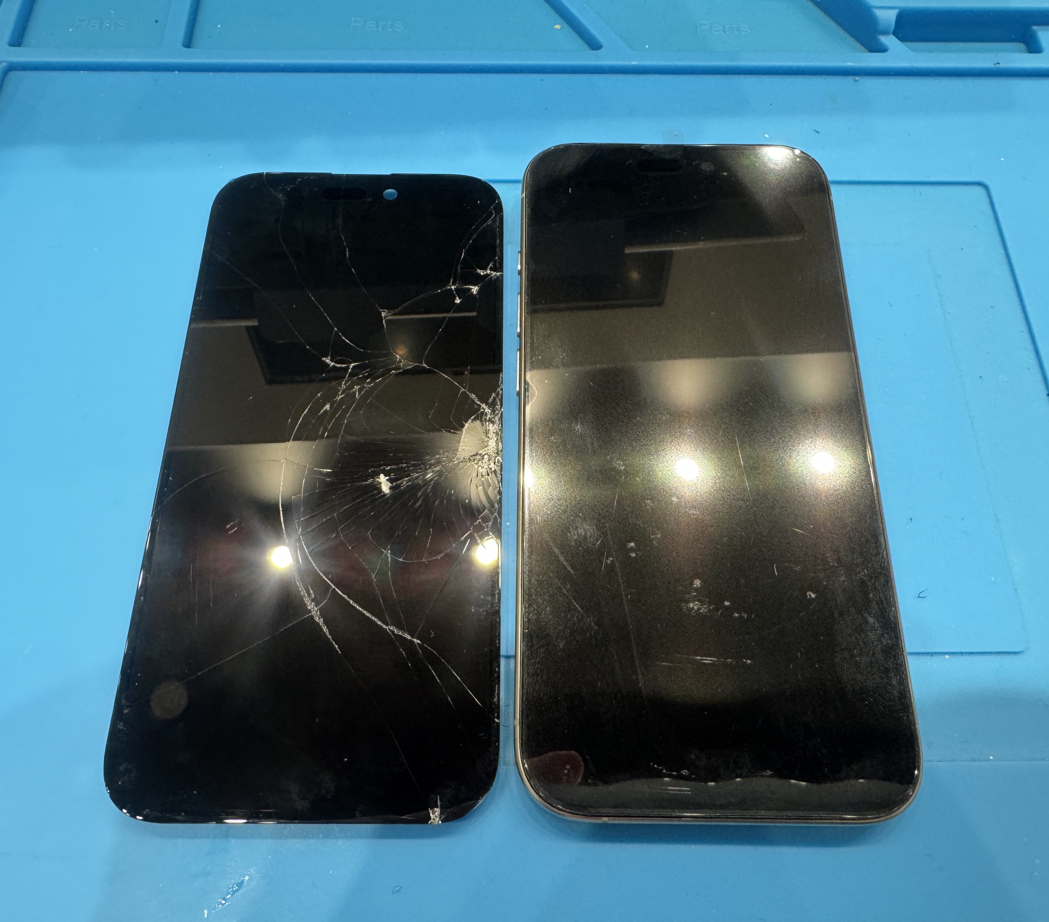 iPhone 15 Proの画面が割れてしまった！放置すると危険？最短1時間の